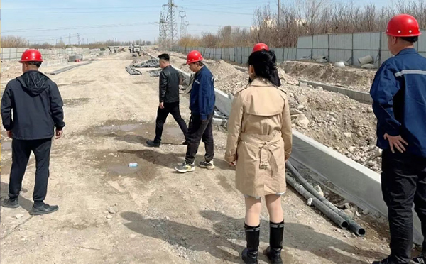 甘肃龙辉建设工程有限公司总经办深入一线督导检查 以匠心铸就品质工程